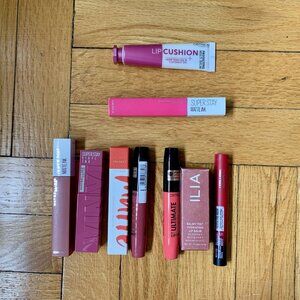 (NEW) Lot of 9: Lipglosses Lipsticks Liptint